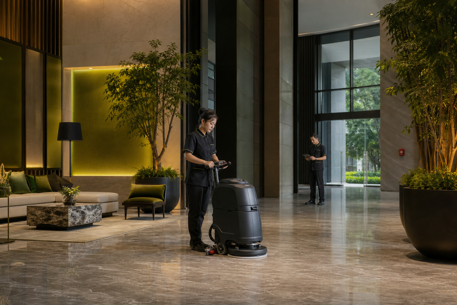 Hình ảnh minh họa Vệ sinh tòa nhà & chung cư